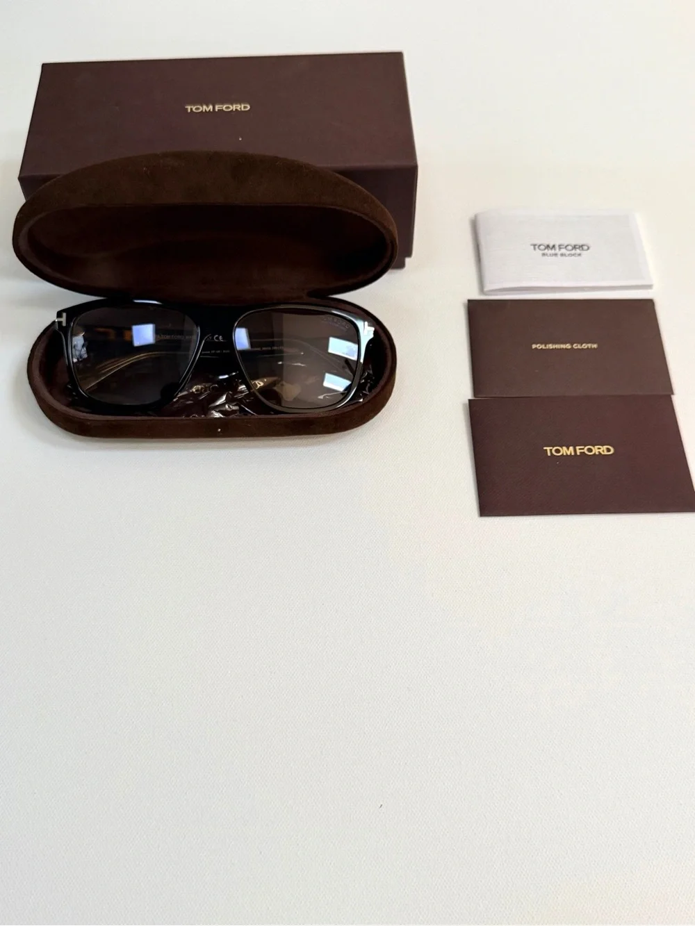 Tom Ford Tortoiseshell Frame unisex Sunglasses with Brown Lenses